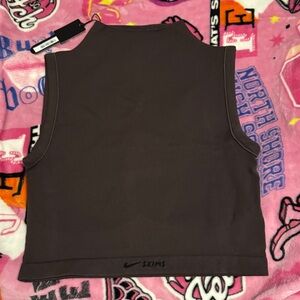 SKIMS Brown Crop Top